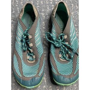 Merrell Pace Glove Women's Sz 7.5 Shoes Green Minimalist Barefoot Sneakers